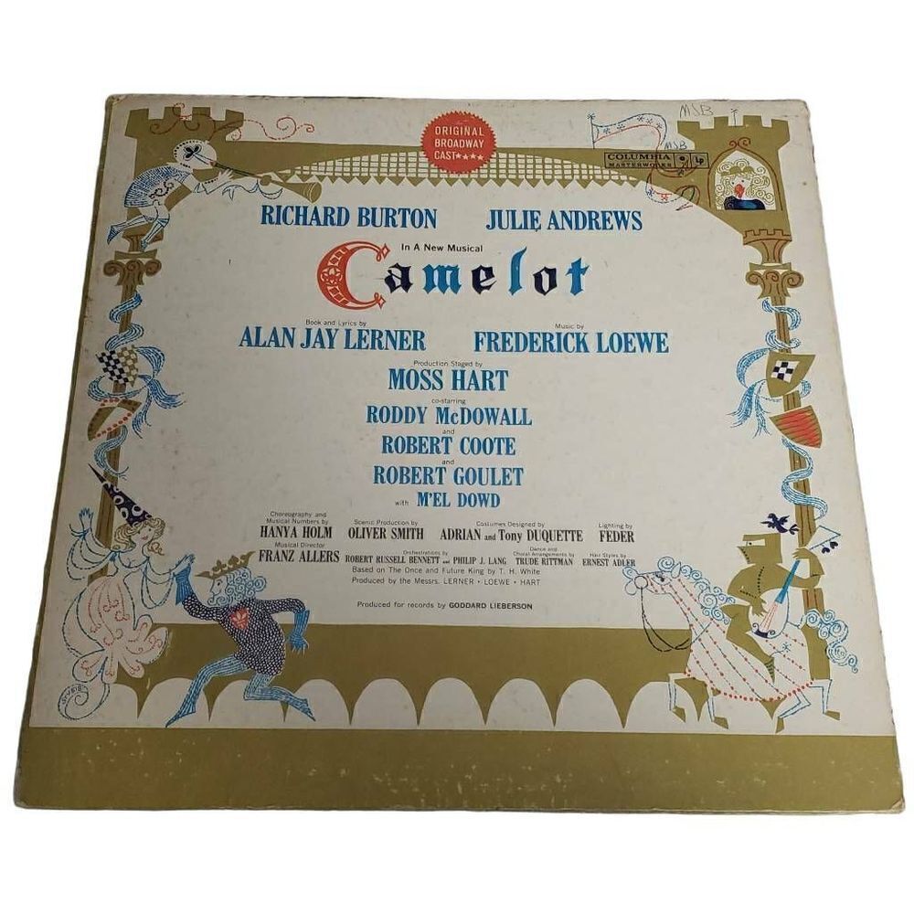 Camelot with Julie Andrews Vinyl Record‎